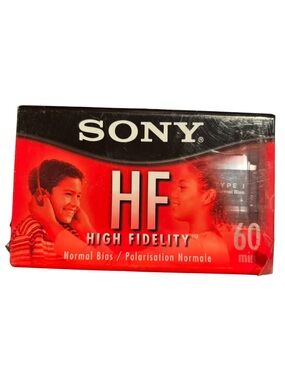 Sony HF High Fidelity 60 Minute Normal Bias Audio Cassette Tapes Lot of 3
